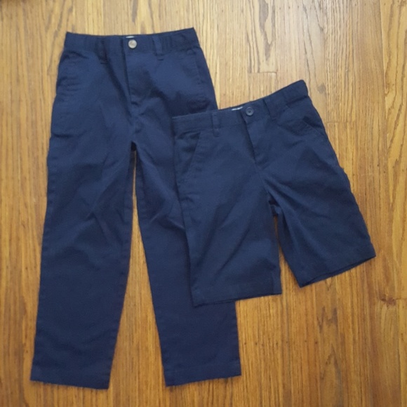 navy blue uniform jeggings